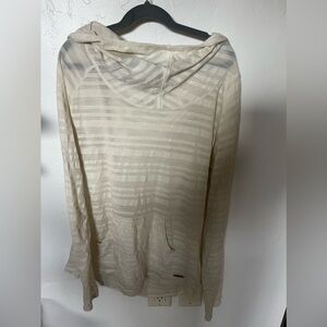 Cream Cowl Neck Dolman Sleeve Sweatshirt